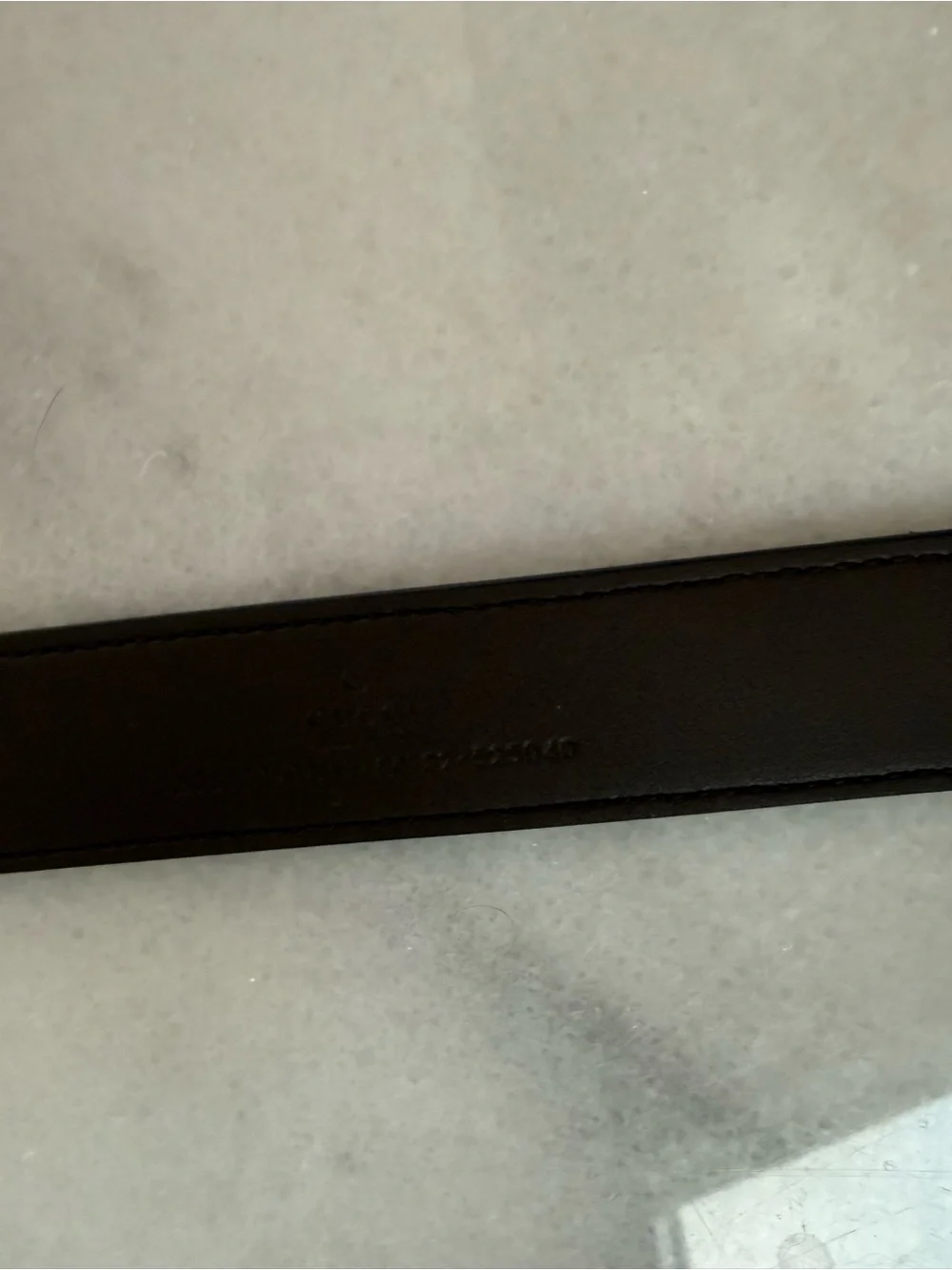 Authentic Gucci Brown Monogram Belt with Gold Double G Buckle